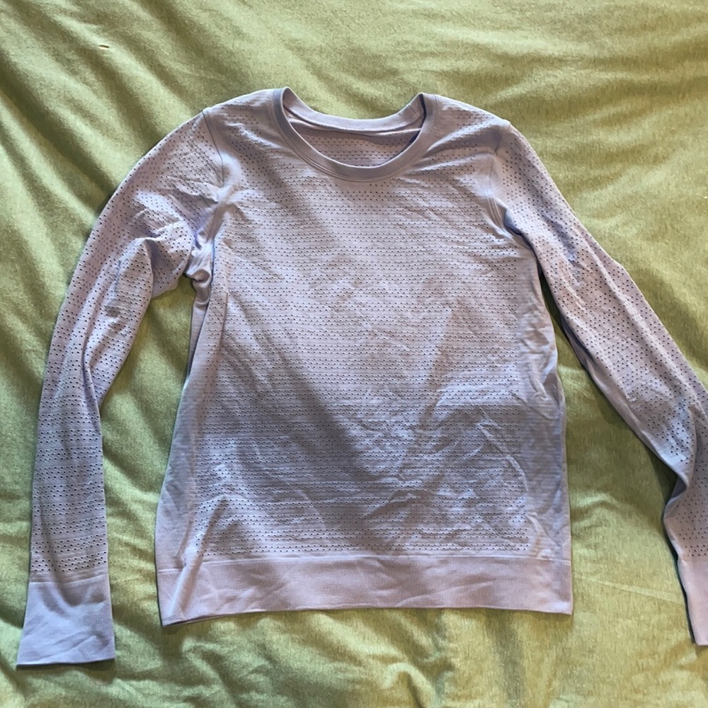 LuLuLemon long sleeve purple size 8